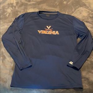 Russell Virginia Navy Blue Long Sleeve Tee